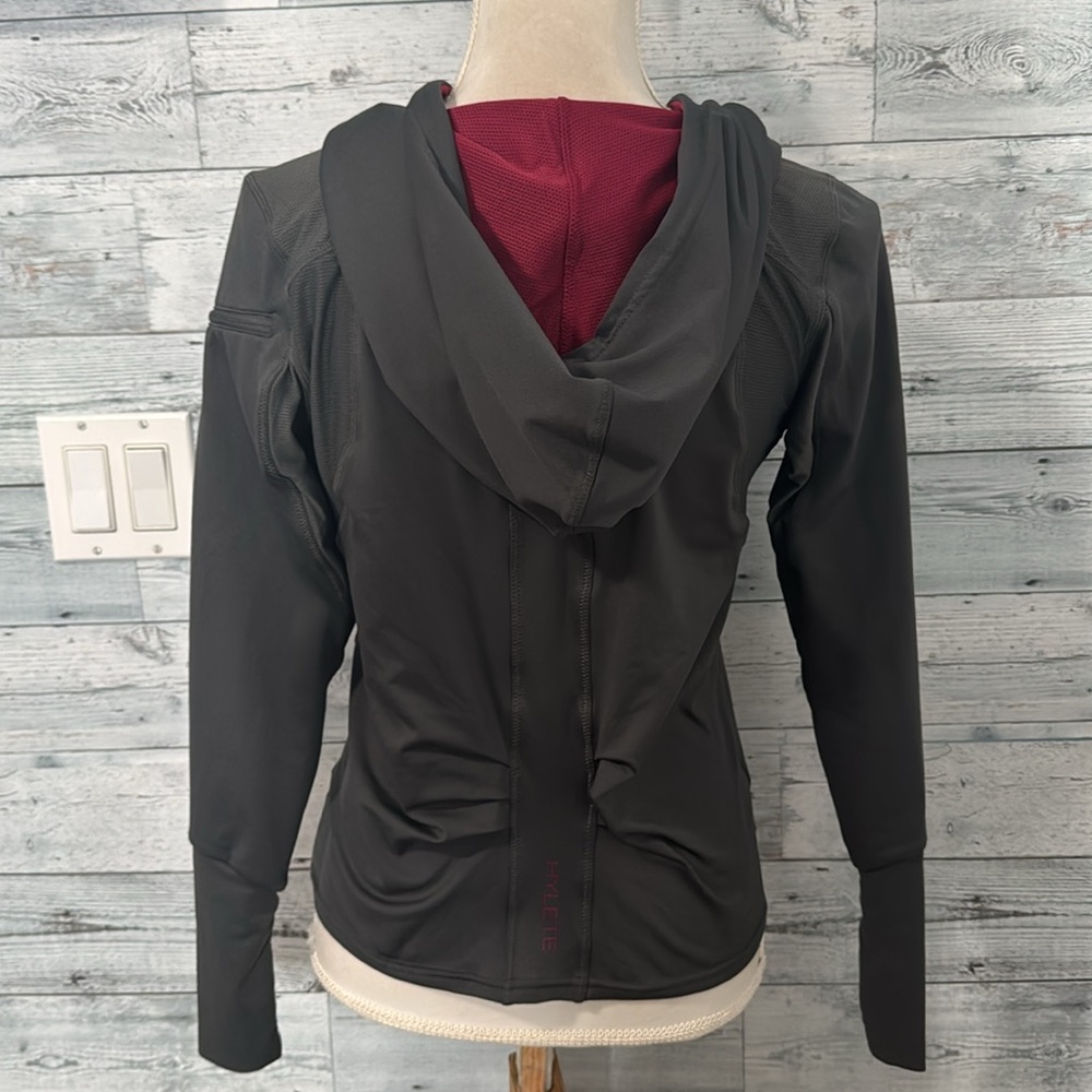 Hylete Full Zip Gray Athletic Jacket - image 6